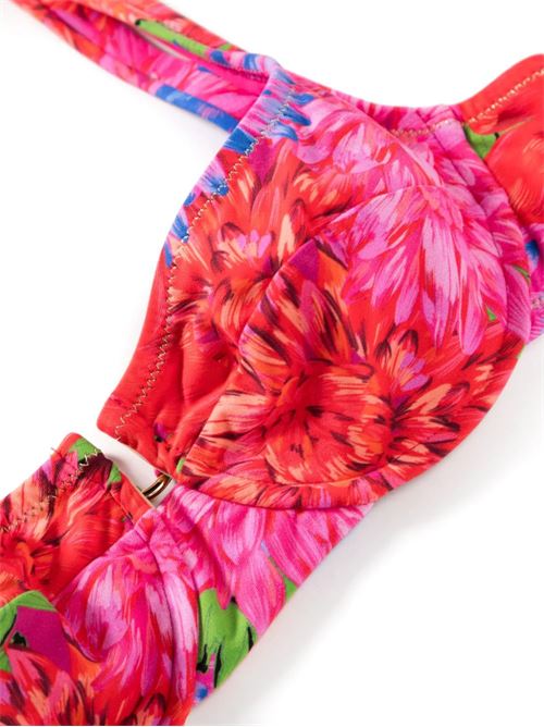 hot pink/multicolour ECONYL® blend stretch-design Reina Olga | BRIGITTE BIKINI SETPRINTJAPAN